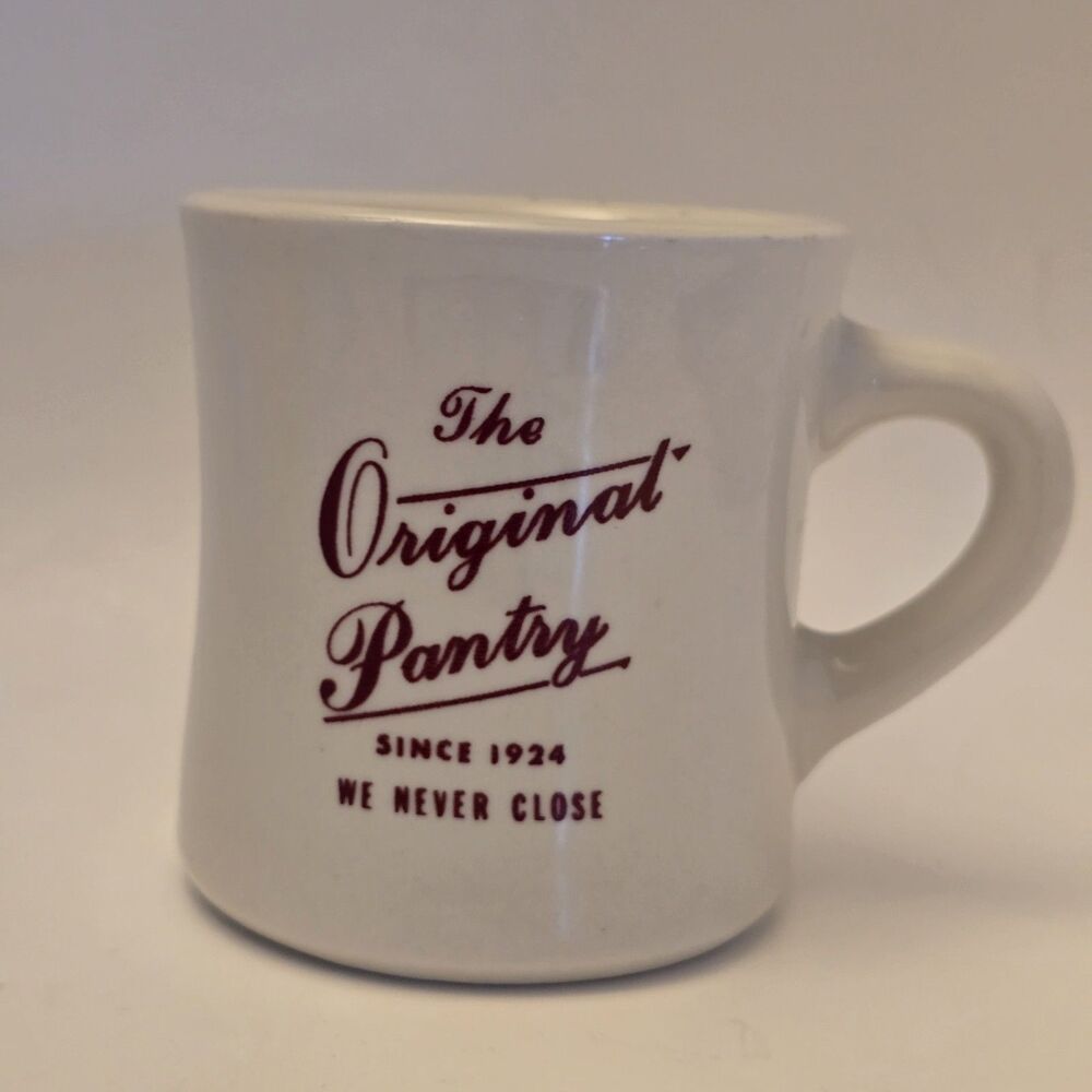 The Original Pantry Cafe Diner Mug Heavy Los Angeles California Vintage Retro